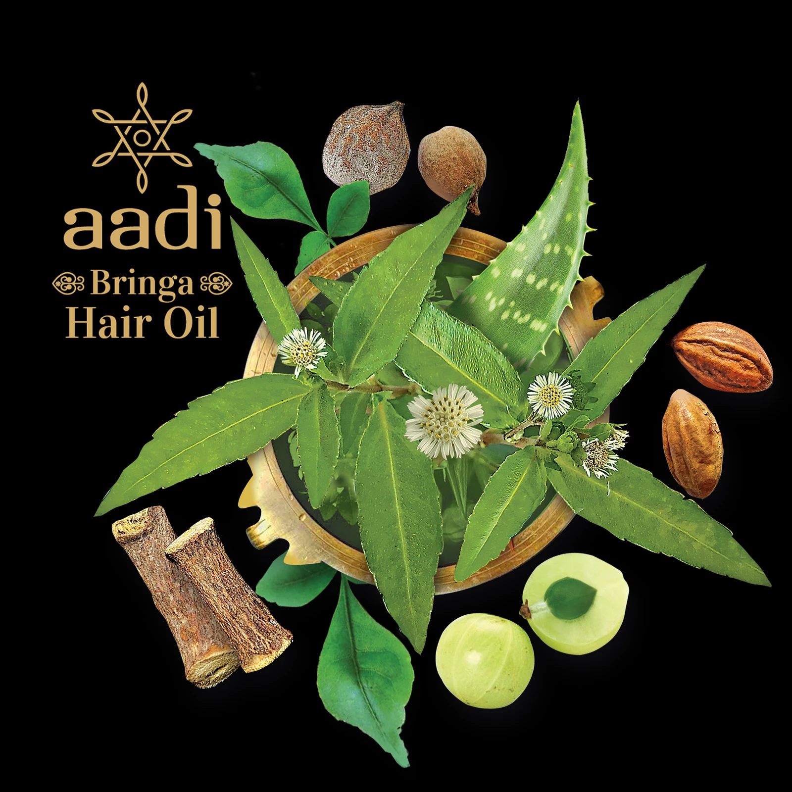 Aadi Bringa Hair Oil - ingredients