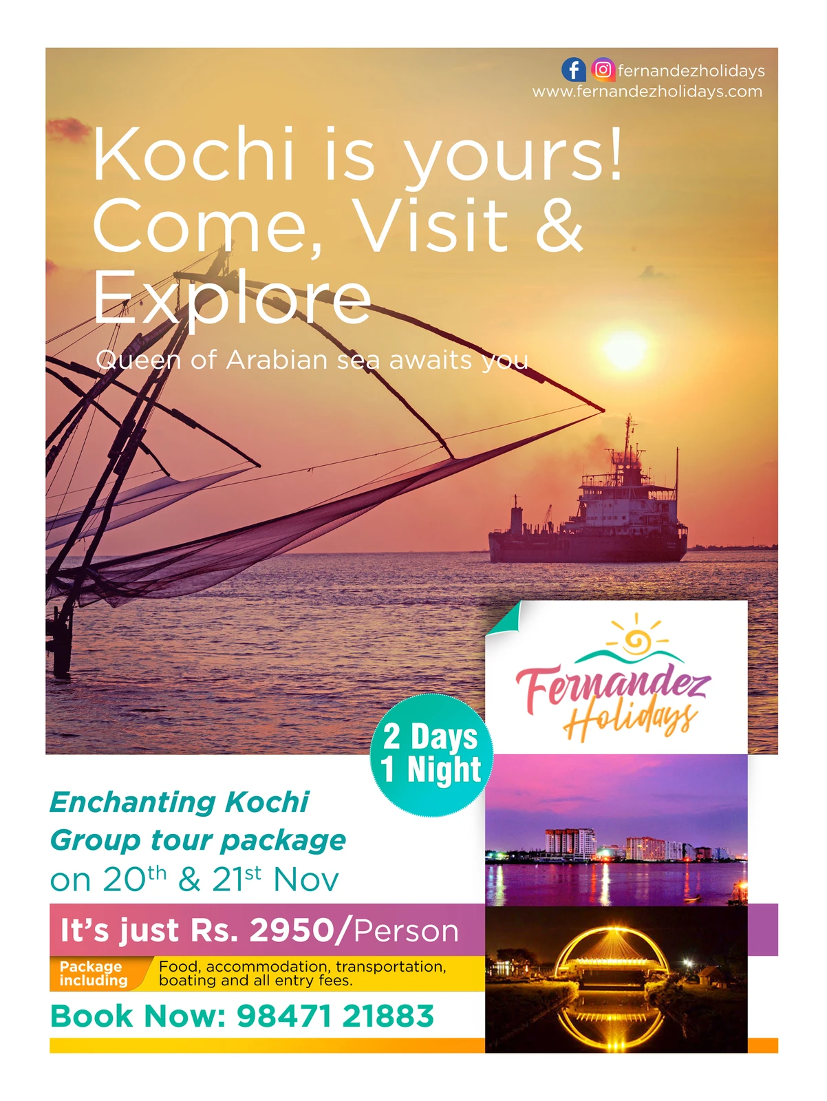 Fernandez Holidays Advert